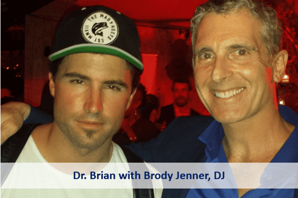 Dr. Brian with Brodie Jenner, DJ