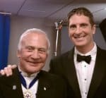 Dr Brian with Buzz Aldrin