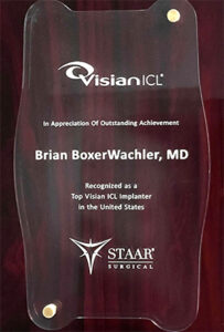 Top Vision ICL Implanter - Dr. Brian Boxer Wachler